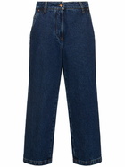 ASPESI Denim High Rise Straight Jeans