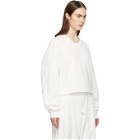 Y-3 White Yohji Love Sweatshirt
