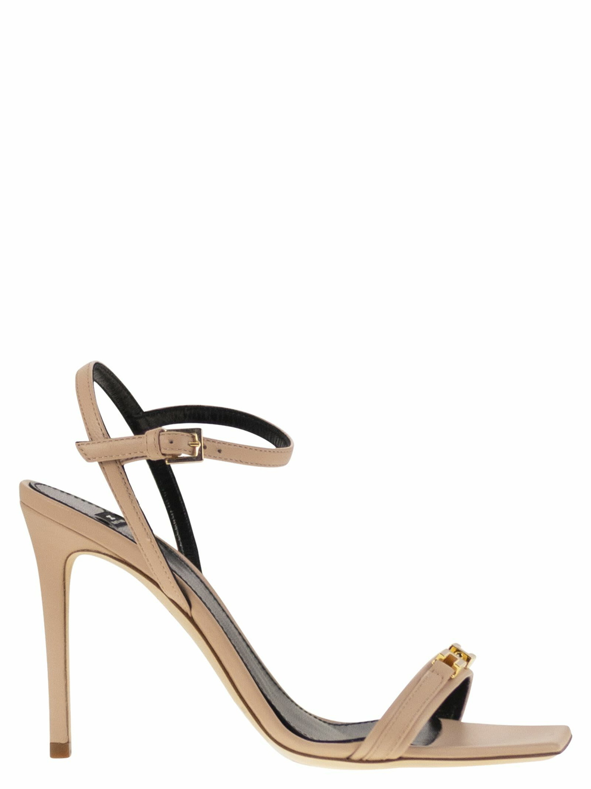 サンダル・ミュール ELISABETTA FRANCHI Nappa leather slingback with satin bow elisabetta-franchi--Nappa-