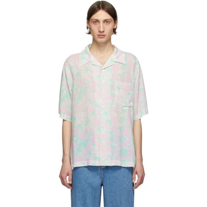 Photo: Loewe Pink and Green Daisy Bowling Shirt