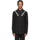 Dsquared2 Black Wool Chic Western Shirt