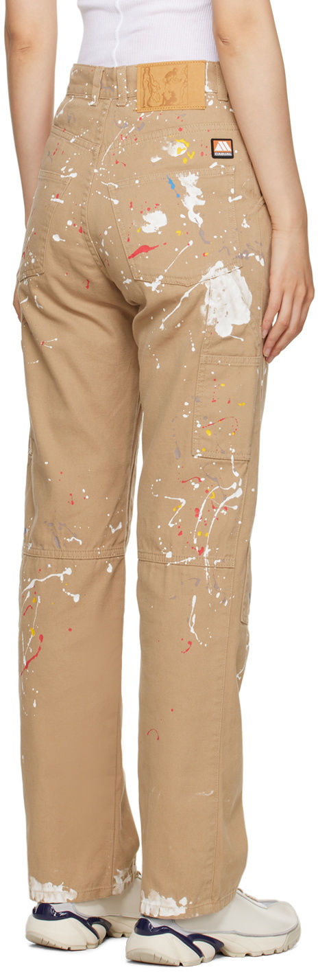 Martine Rose Beige Painter Trousers