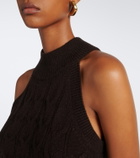 Lisa Yang Serafine cable-knit cashmere top
