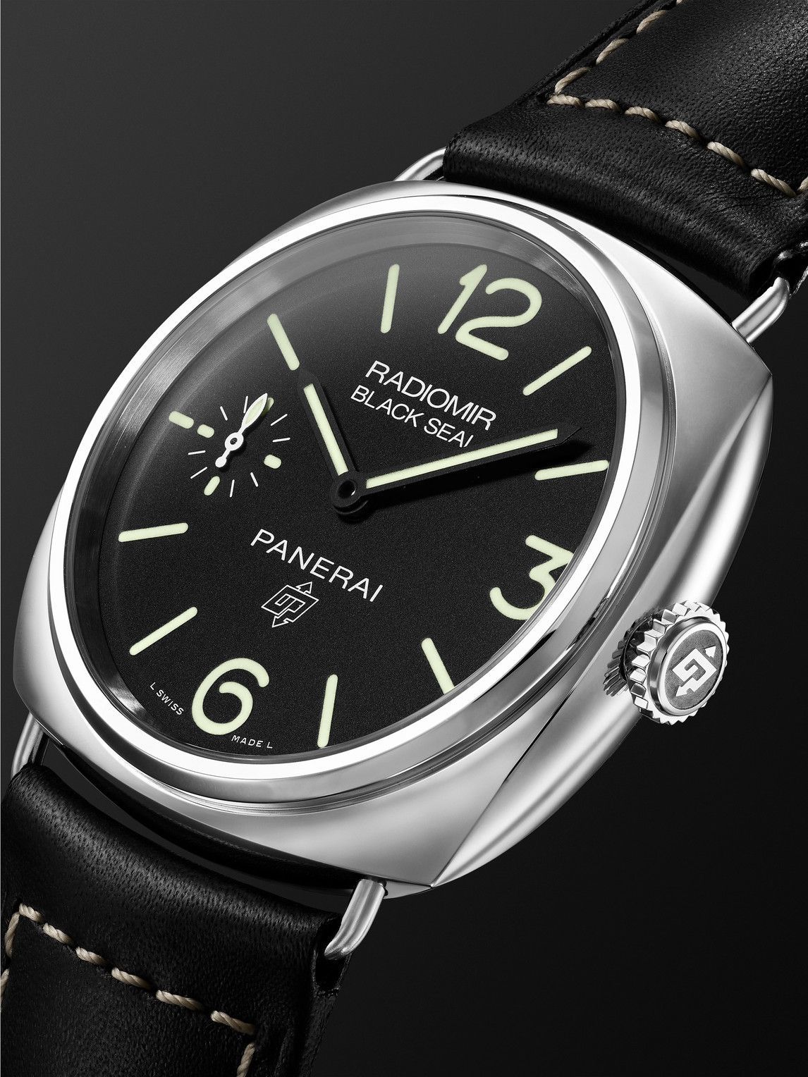 Panerai Radiomir Black Seal Hand Wound 45mm Stainless Steel and