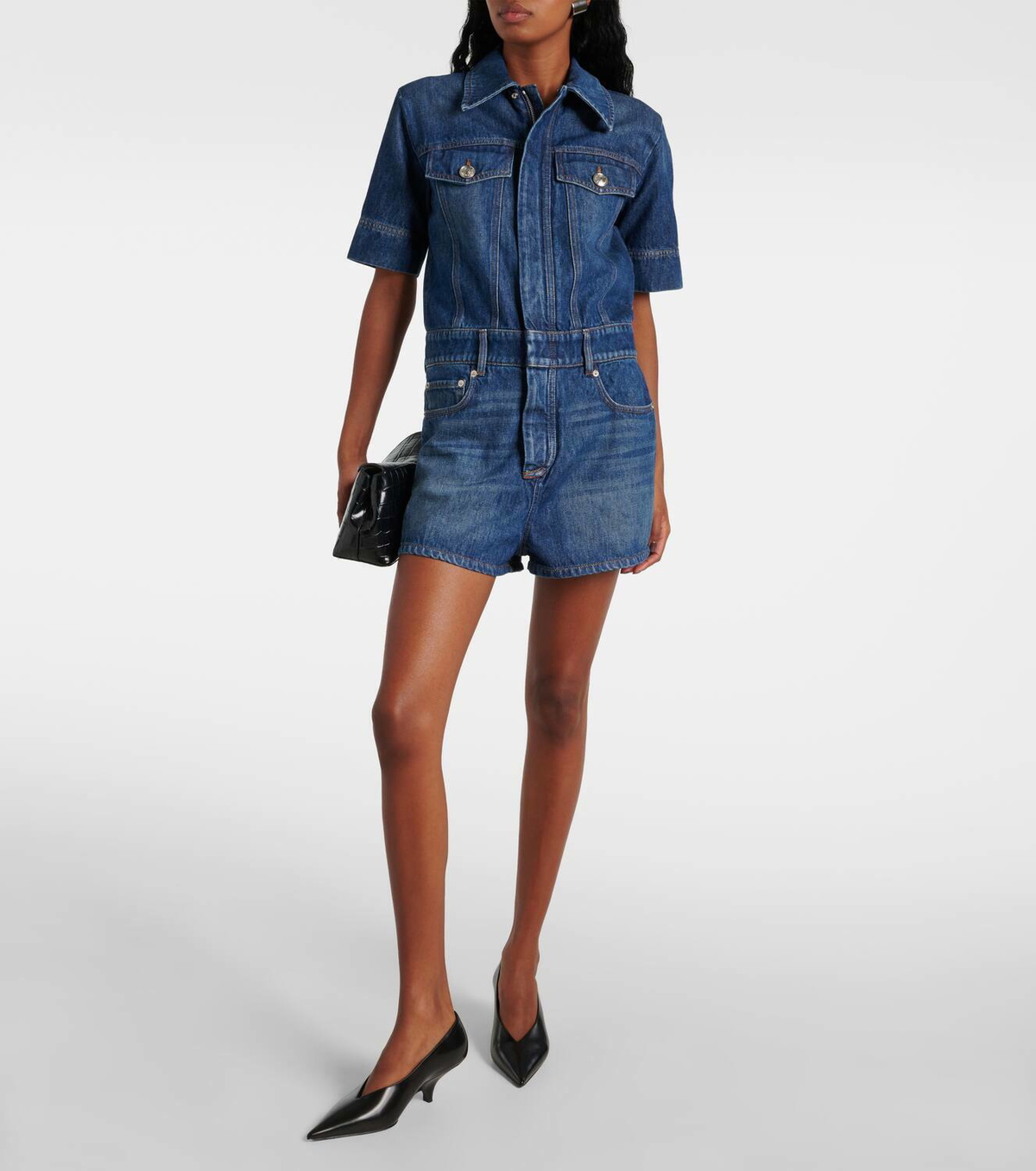 Sportmax Guglia denim jumpsuit