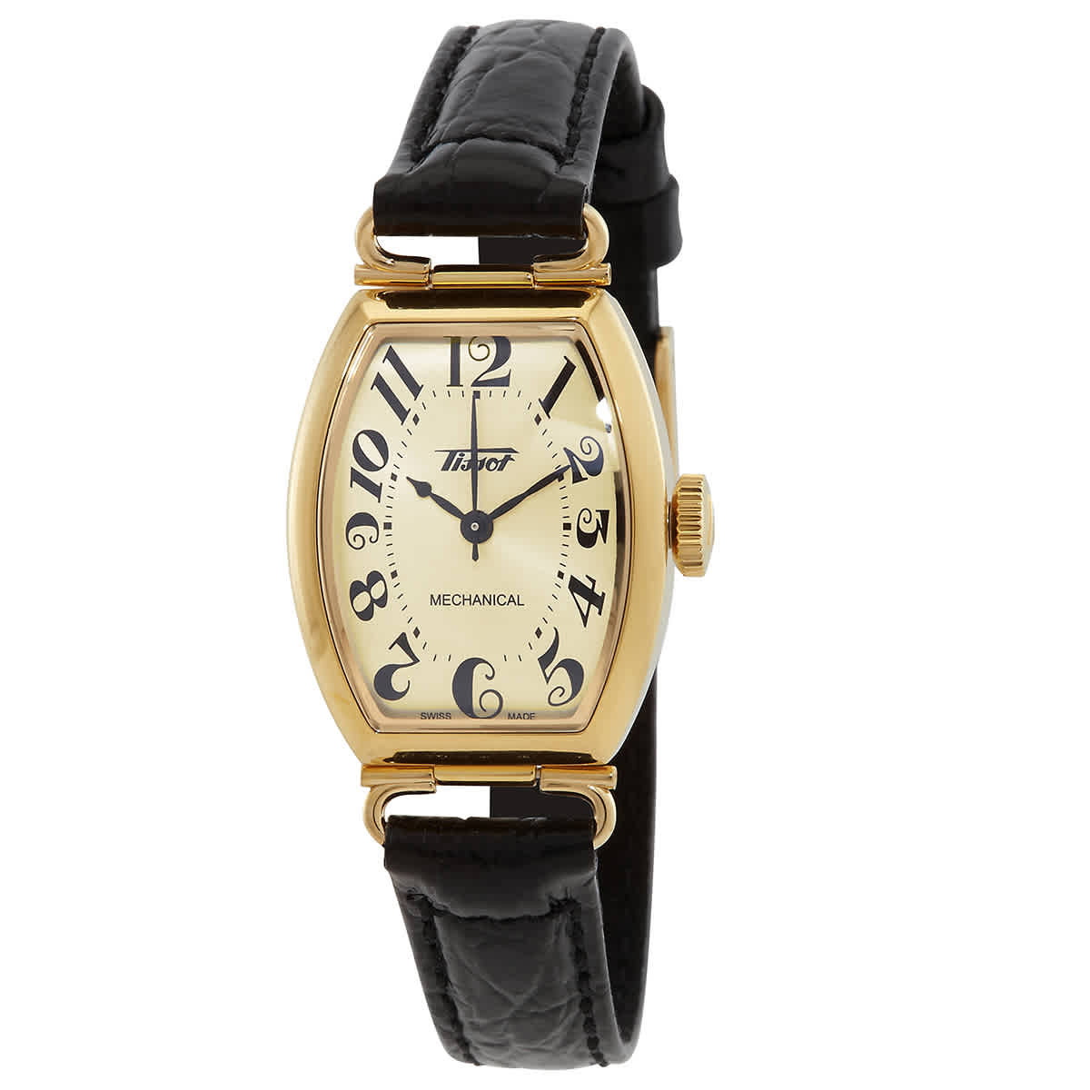 Tissot Heritage Porto Hand Wind Ivory Dial Ladies Watch T128.161.36.262.00 Tissot