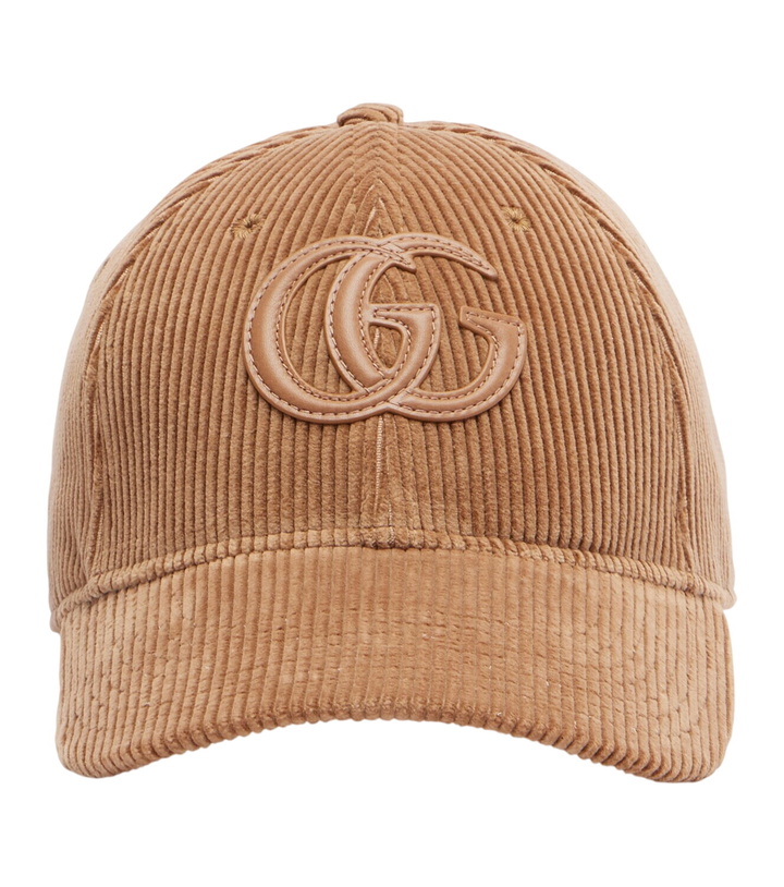 Photo: Gucci GG cotton corduroy baseball cap