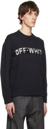 Off-White Black Cotton Sweater