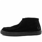 Fred Perry Authentic Men's Dawson Mid Suede Boot in Black