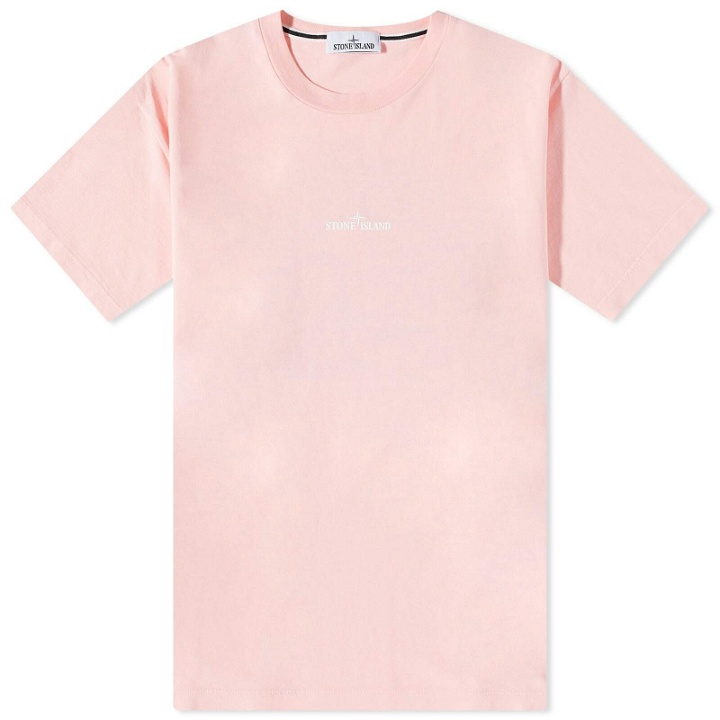 Photo: Stone Island Men's Institutional One Graphic T-Shirt in Pink