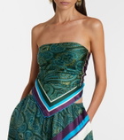 Alémais Joni printed silk twill scarf