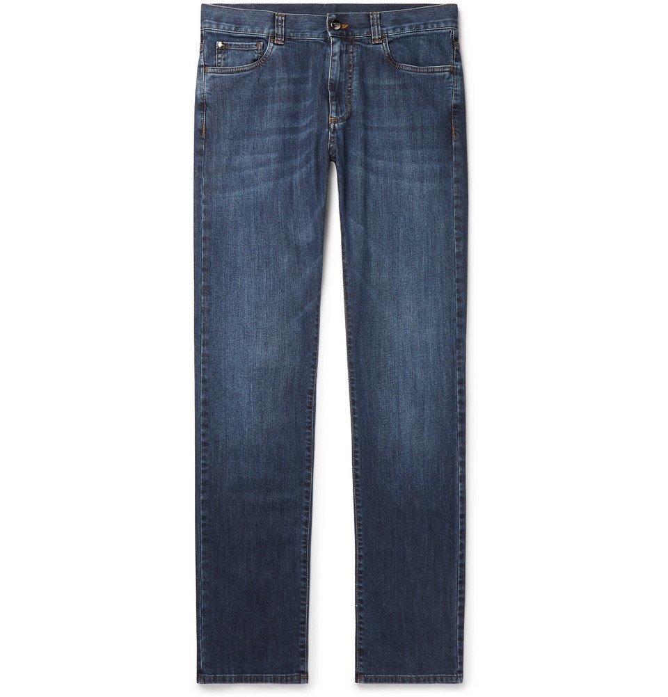 Canali - Stretch-Denim Jeans - Men - Indigo Canali