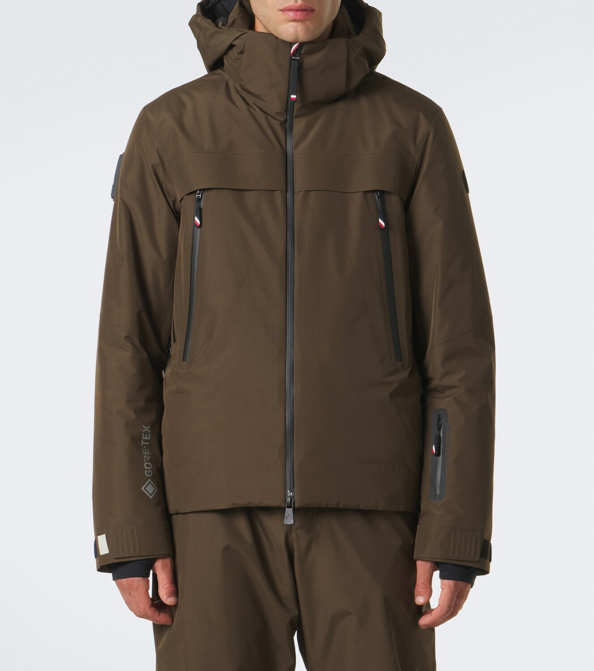 Moncler Grenoble Hooded technical down jacket