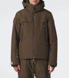 Moncler Grenoble Hooded technical down jacket