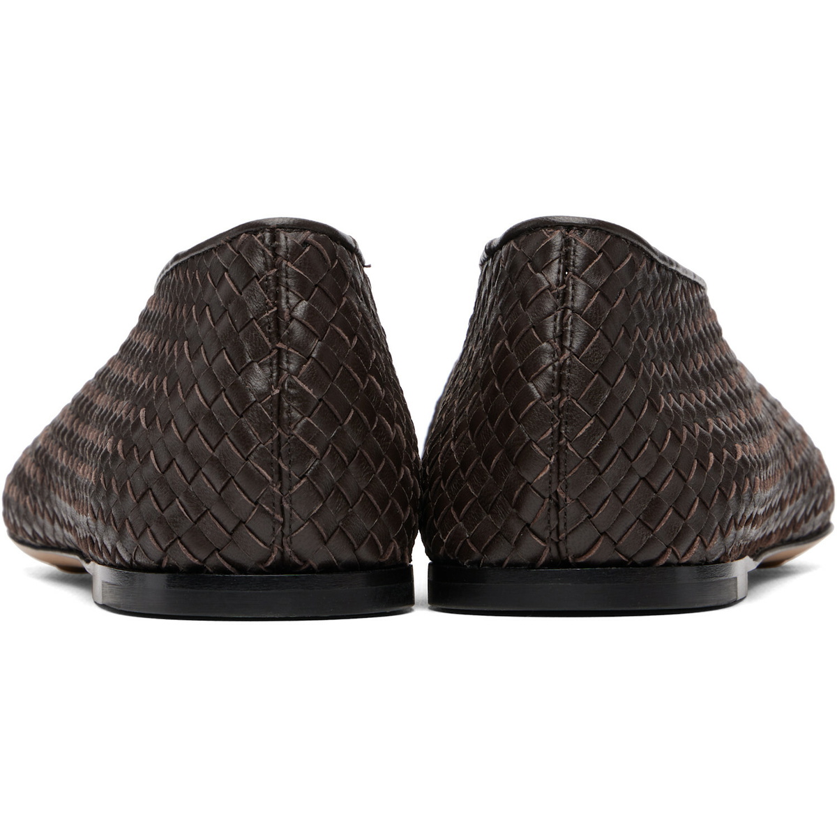 Bottega Veneta Brown Rosa Ballerina Flats