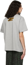 VTMNTS Grey & Gold College T-Shirt