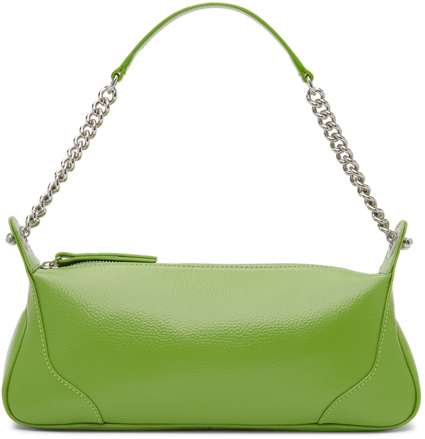 BY FAR Green Grained Samira Shoulder Bag By Far