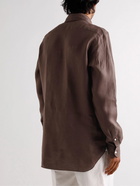 De Petrillo - Linen Shirt - Brown