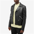 Loewe Men's Leather Biker Jacket in Black