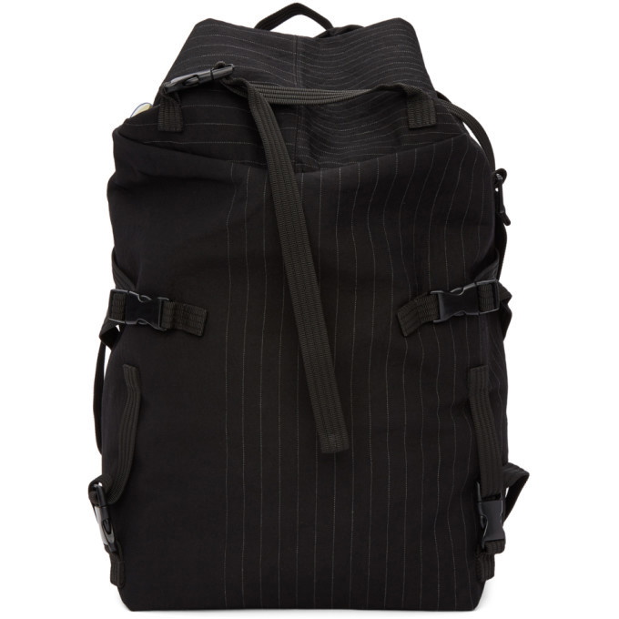Photo: The Viridi-anne Black Pinstripe Multiple Strap Backpack