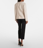 Agnona Jersey cropped slim pants