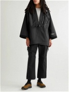 Comfy Outdoor Garment - Logo-Print Webbing-Trimmed Coexist Ripstop Jacket - Black