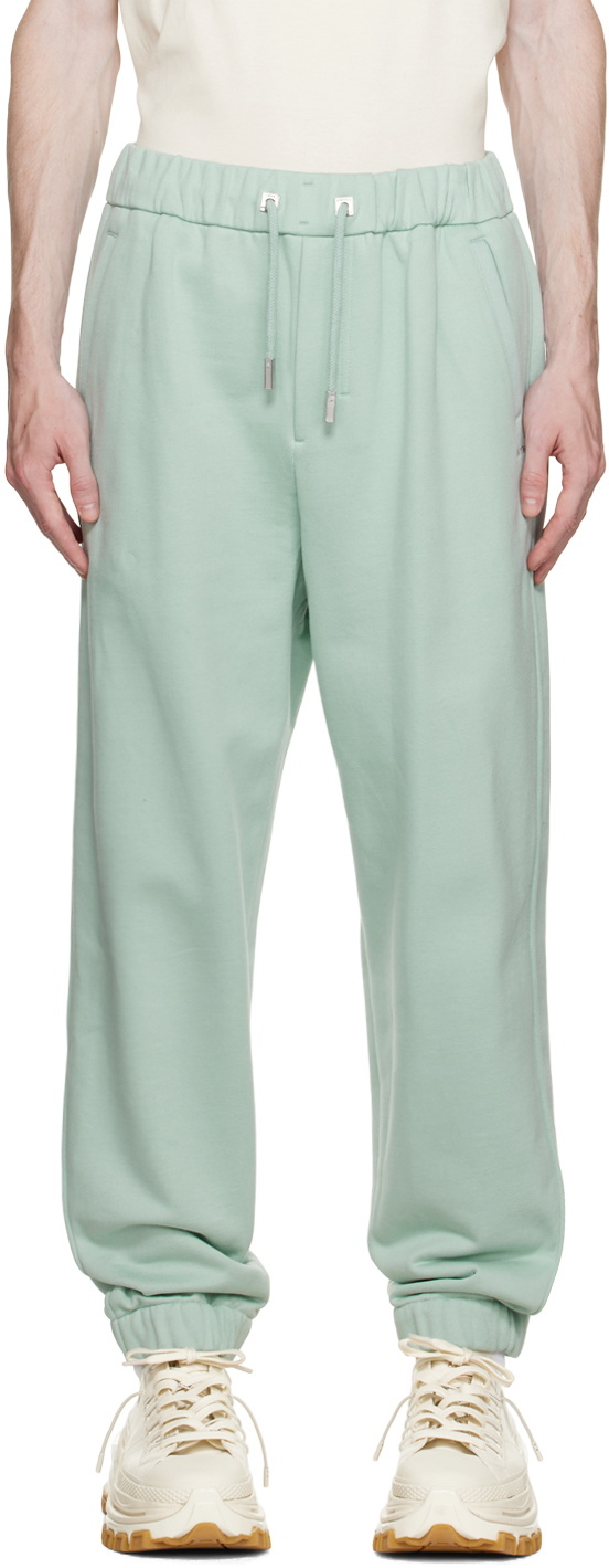 Wooyoungmi Green Four-Pocket Sweatpants