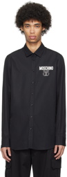 Moschino Black Double Smiley Shirt