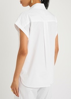 Matteau Relaxed Sleeveless Cotton-poplin Shirt White