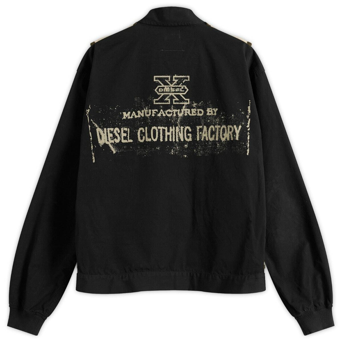 END. x Diesel Interchangeable Jacket in Olive Green Diesel