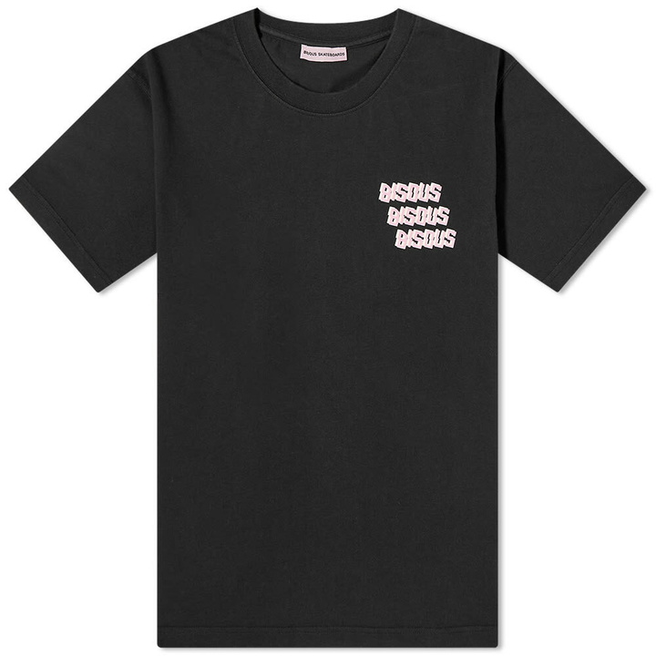 Photo: Bisous Skateboard Women's s x3 Logo T-Shirt in Black