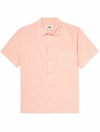 YMC - Malick Camp-Collar Cotton and Silk-Blend Shirt - Pink