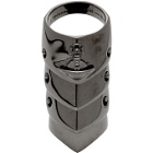 Vivienne Westwood Gunmetal Armor Ring