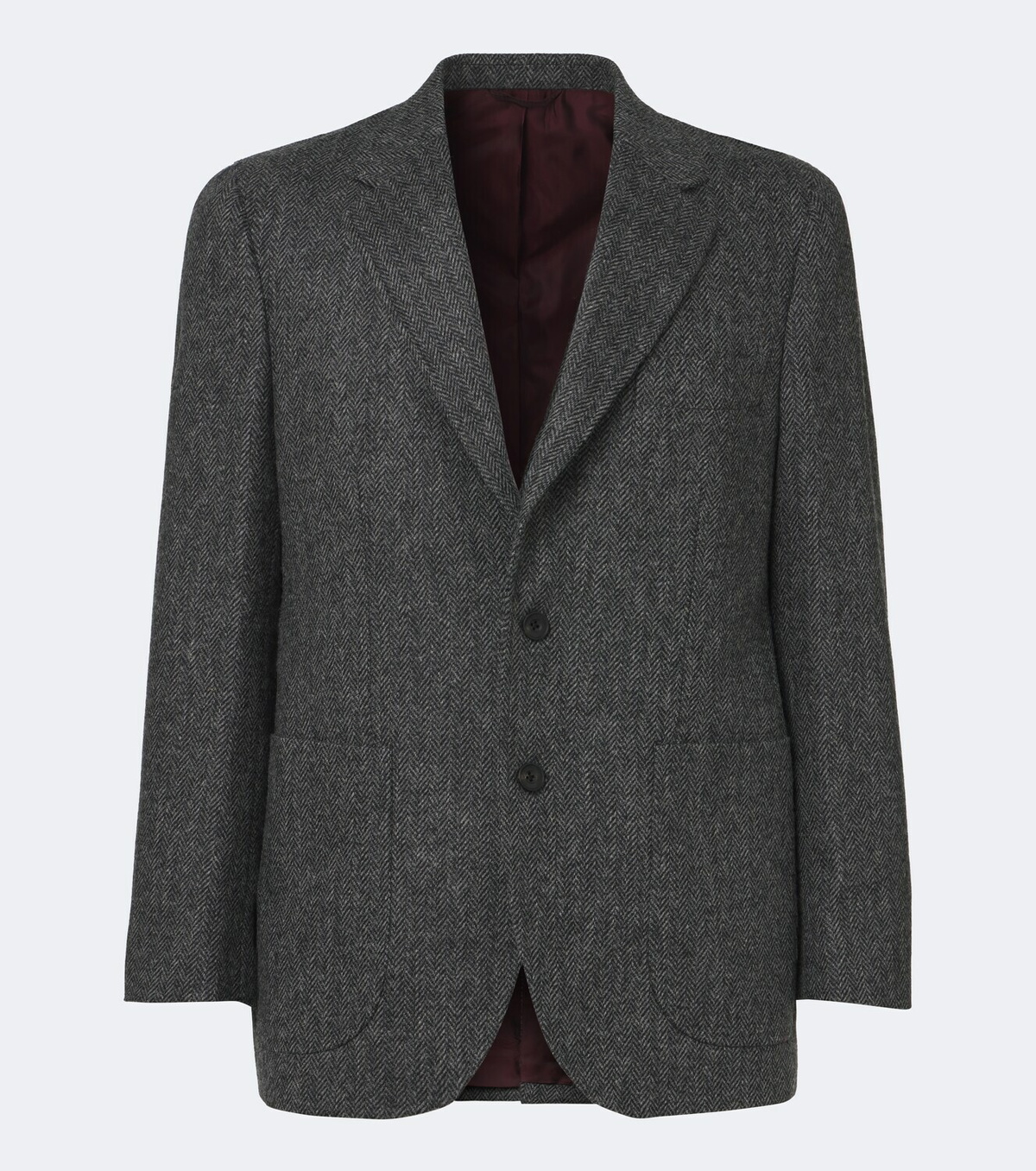 Rubinacci Herringbone virgin wool blazer