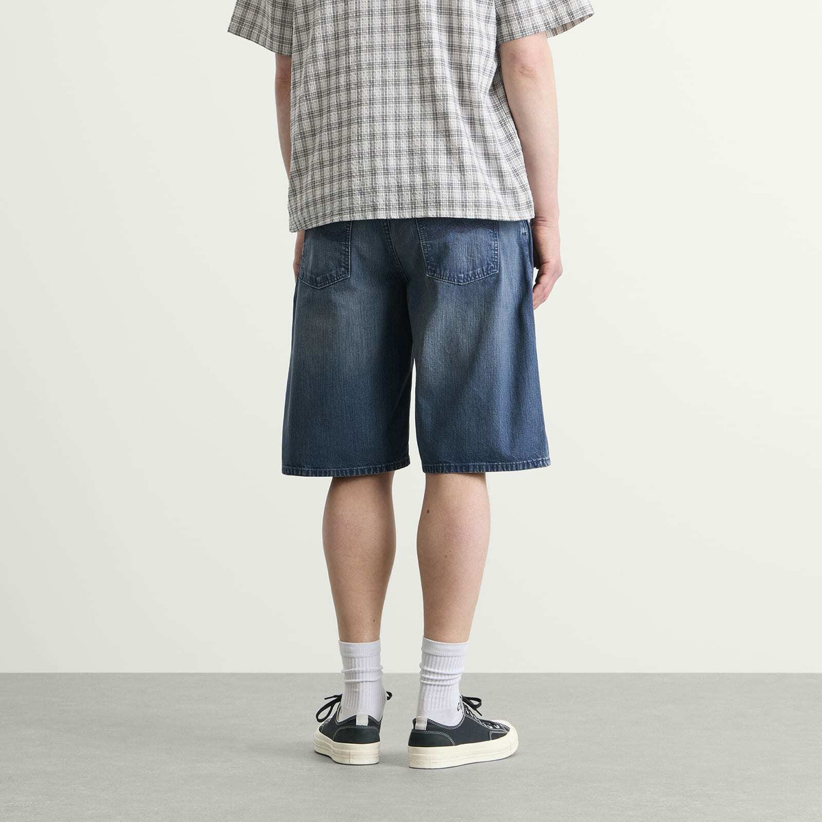 Nudie Jeans Co Men's Zeb Denim Shorts in Mid Blue