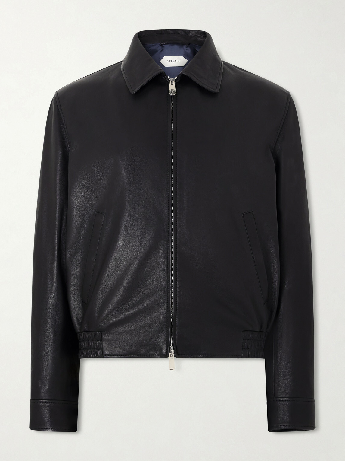 Versace - Leather Blouson Jacket - Black