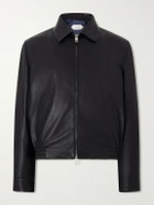 Versace - Leather Blouson Jacket - Black