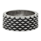 Emanuele Bicocchi Silver Decorated Band Ring