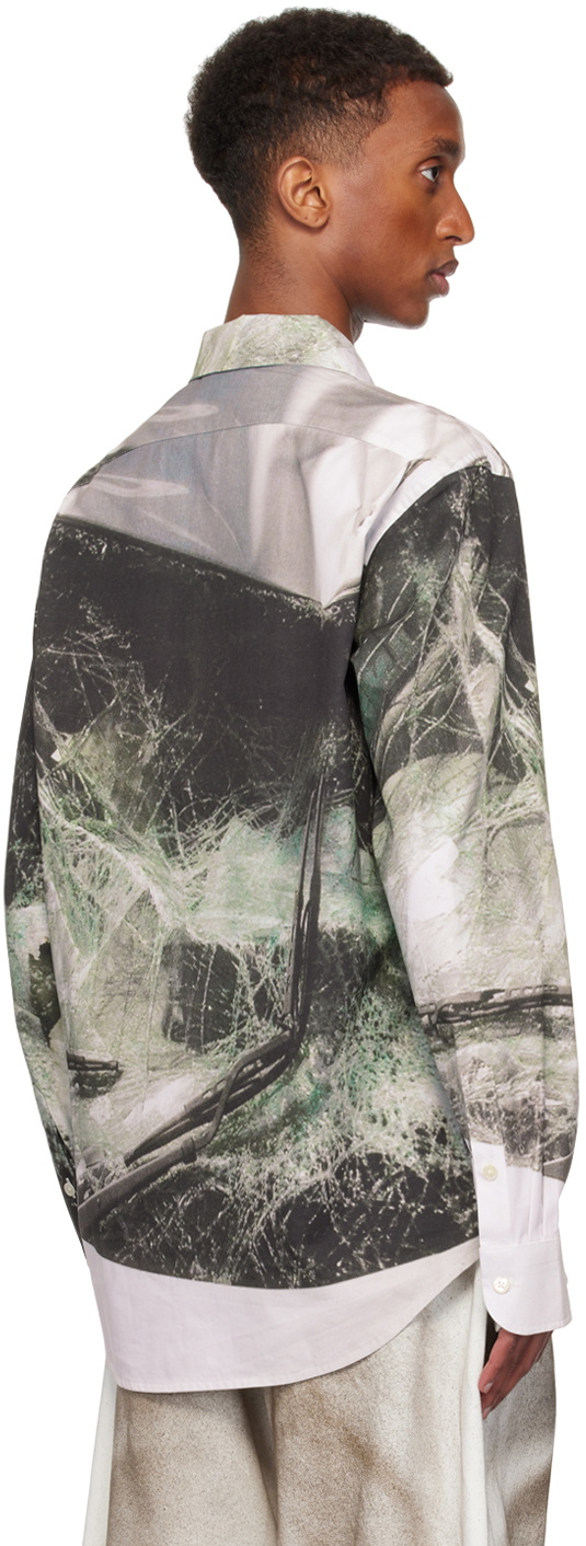 Mowalola Green Crash Shirt