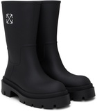 Off-White Black Reboot Arrow Boots