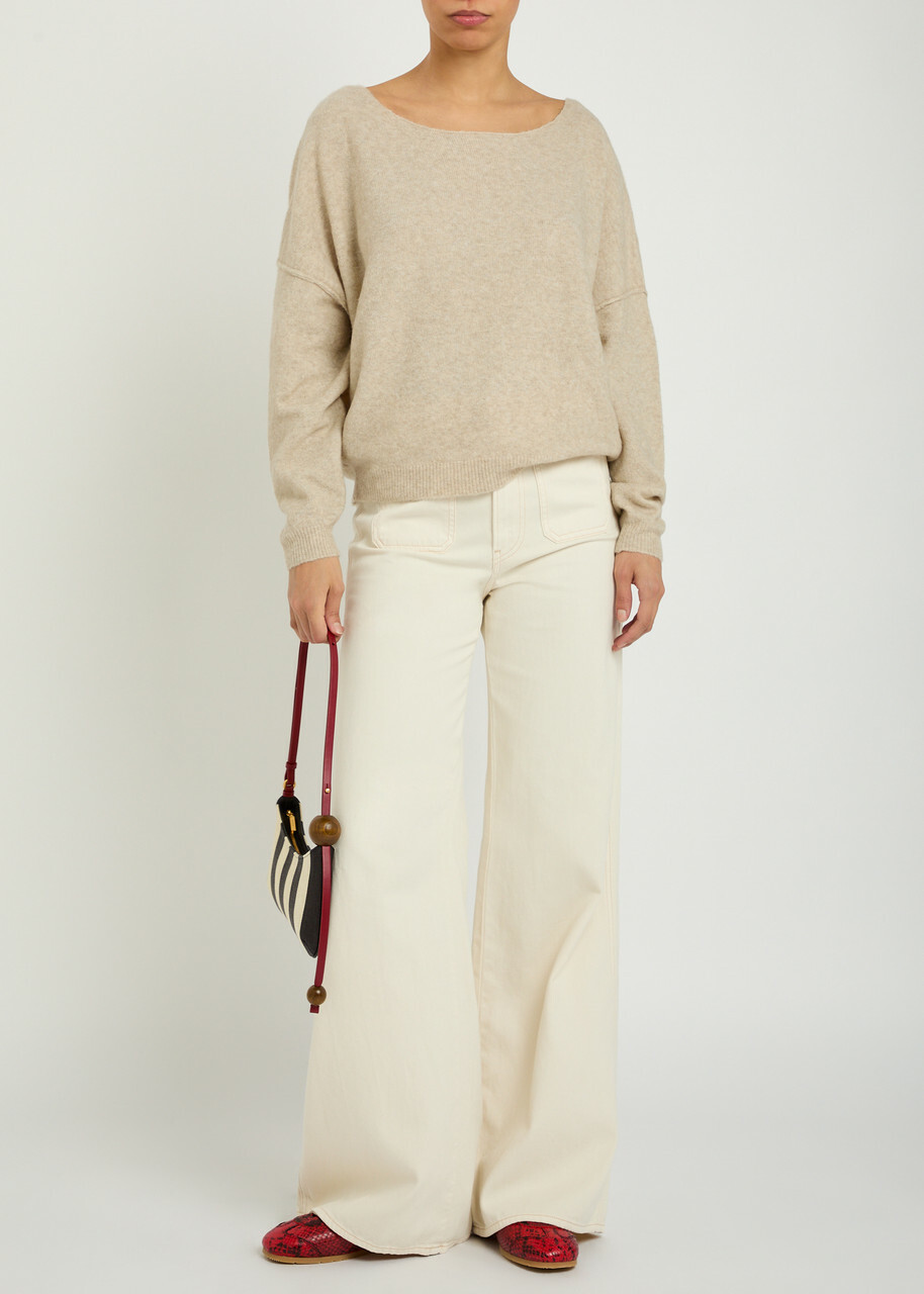 American Vintage Damsville Knitted Jumper Beige