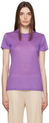Baserange Purple Crewneck T-Shirt