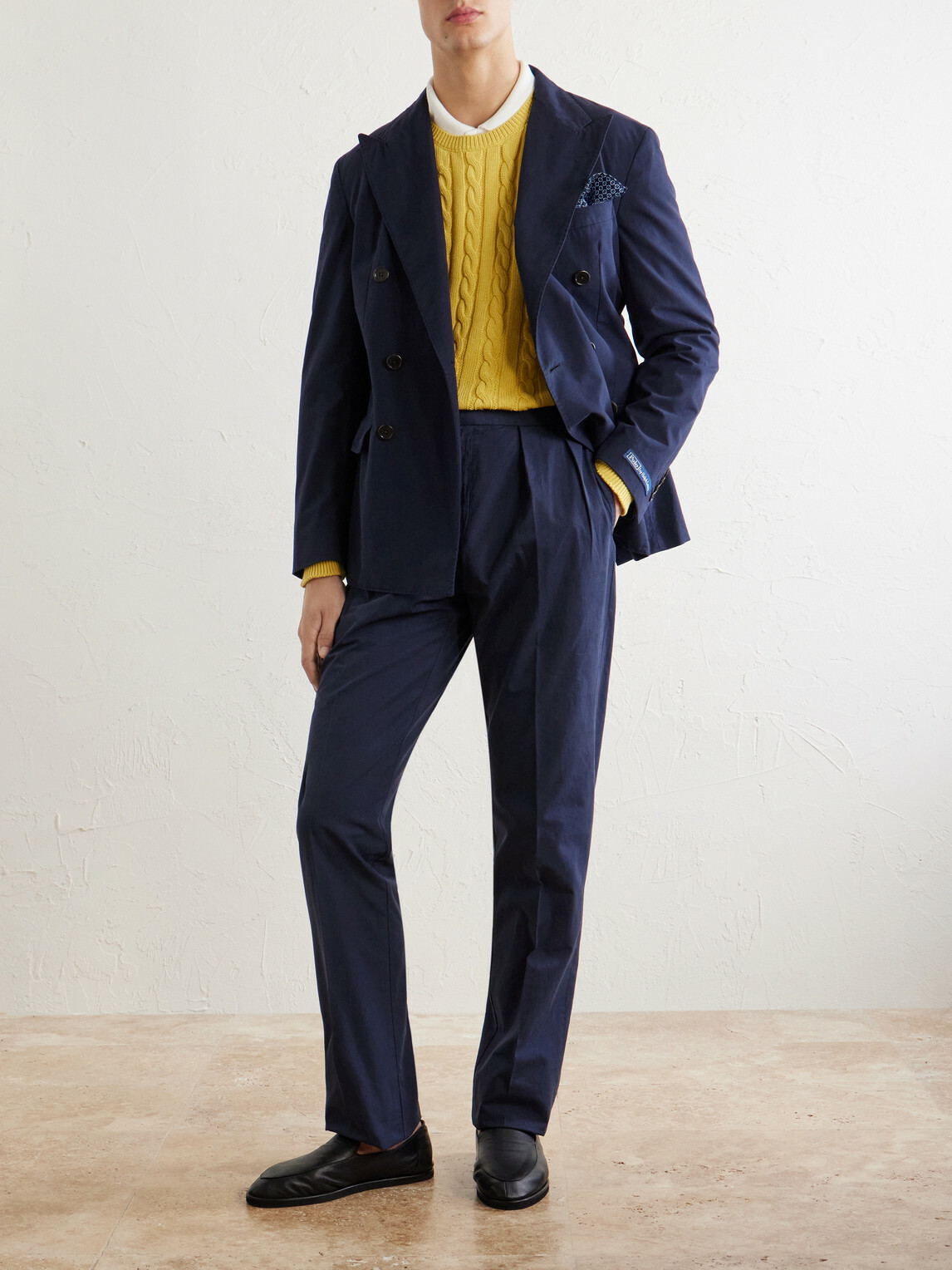 Polo Ralph Lauren - Straight-Leg Cotton Trousers - Blue