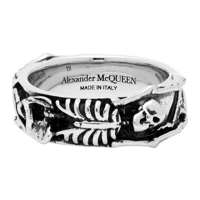 Photo: Alexander McQueen Silver Dancing Skeleton Ring