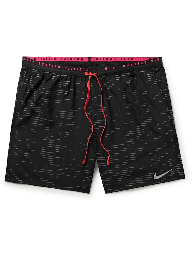 Photo: Nike Running - 2-in-1 Run Division Flex Stride Straight-Leg Dri-FIT Shorts - Black