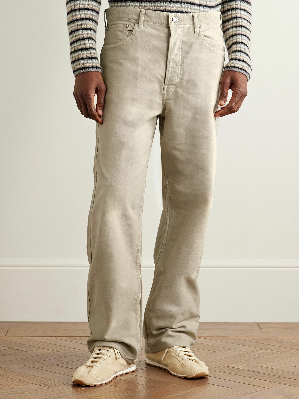 Visvim - Fluxus 01 Straight-Leg Cotton-Twill Trousers - Neutrals