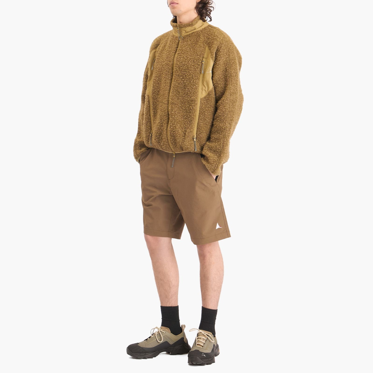 ROA Men's Sturdy Hiking Shorts in Olive