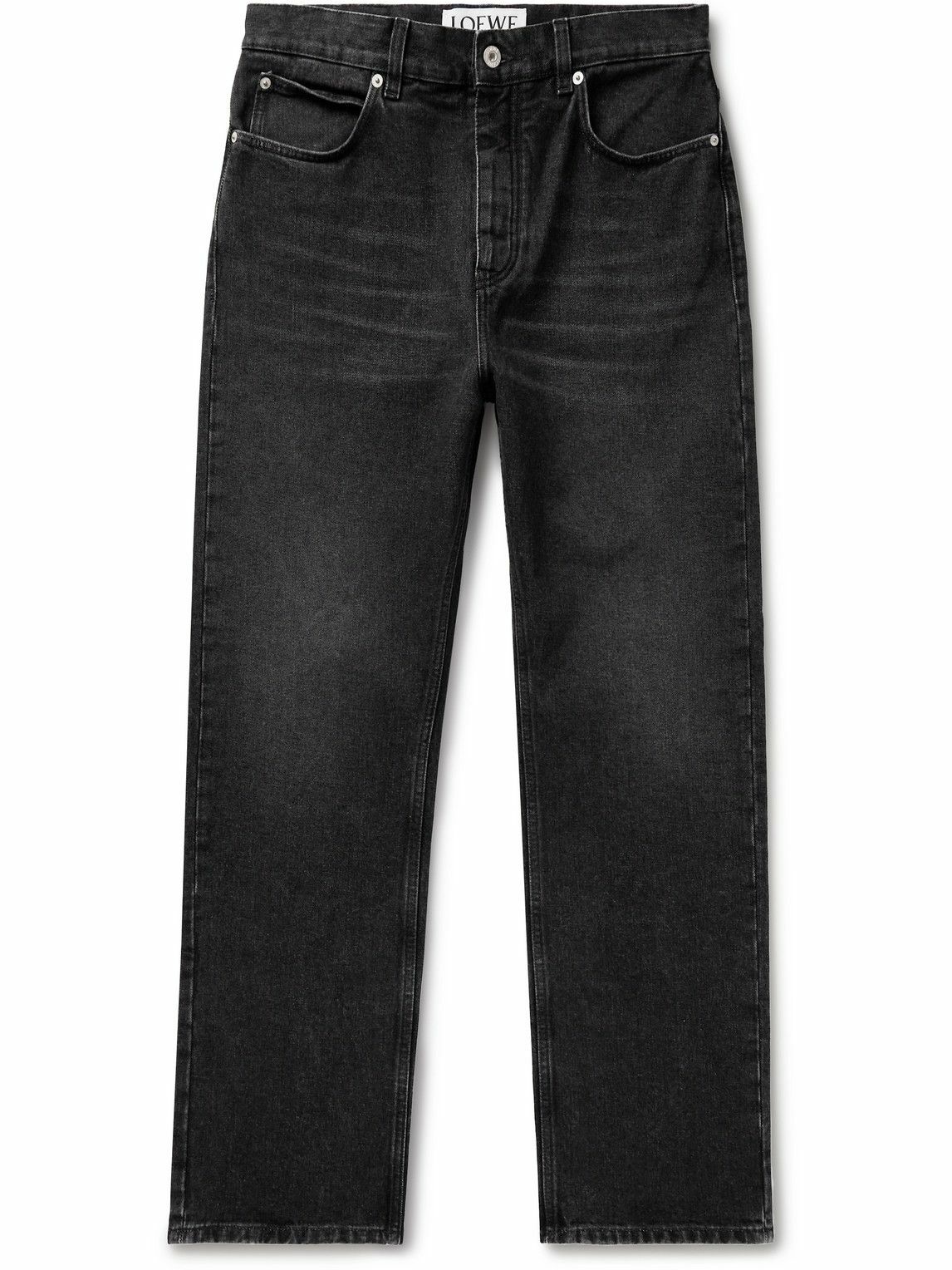 【現行】LOEWE ストレート ジーンズ 44 LOEWE - Straight-Leg Jeans - Black Loewe