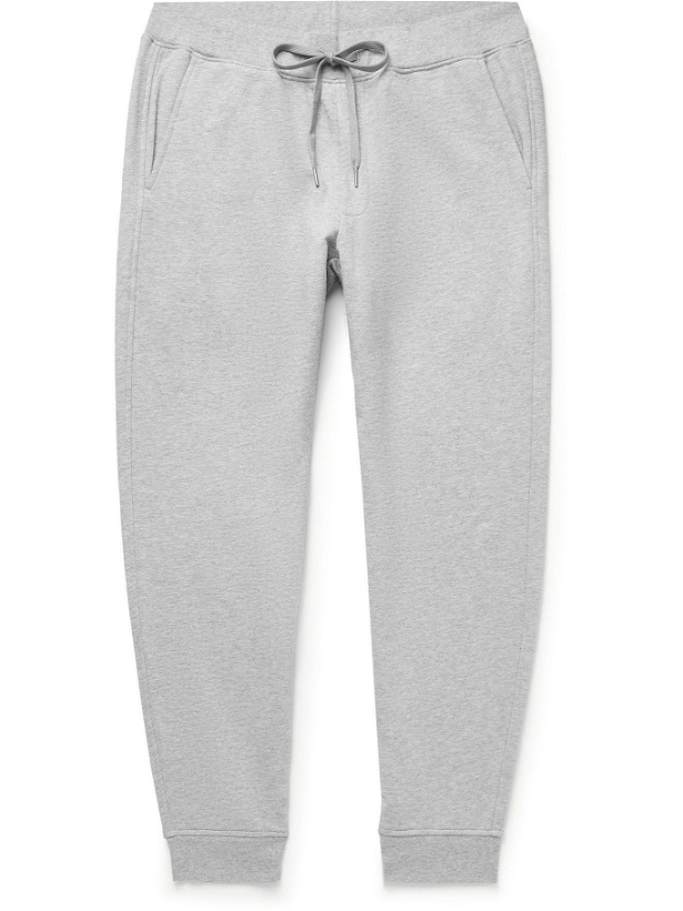 Photo: Handvaerk - Tapered Pima Cotton-Jersey Sweatpants - Gray