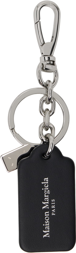 Photo: Maison Margiela Black Double Tag Keychain